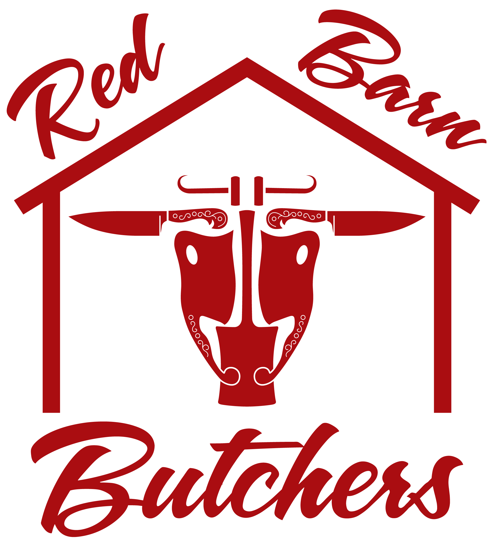 red barn butchers logo image
